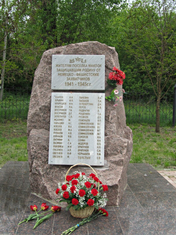 Monument, memorial Жителям посёлка Маклок, защищавшим Родину от немецко-фашистских захватчиков, Voronezh Oblast, photo