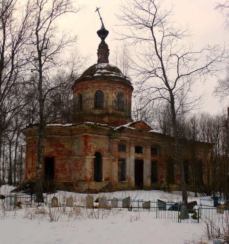 Orthodox church Tserkov Vozdvizheniya Chestnogo Kresta Gospodnya V Zavidovo, Tver Oblast, photo