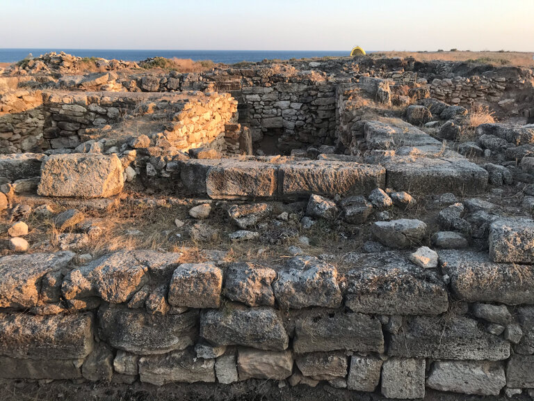 Landmark, attraction Archaeological excavations of the Pontic fortress Kulchuk, Republic of Crimea, photo