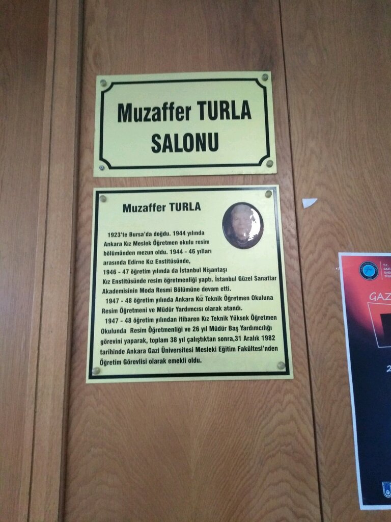 Conference and meeting hall Gazi University Faculty of Health Sciences Muzaffer Turla Hall, Ankara, photo