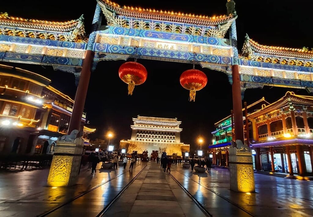 Landmark, attraction ворота Чжэнъянмэньцзяньлоу, Beijing, photo