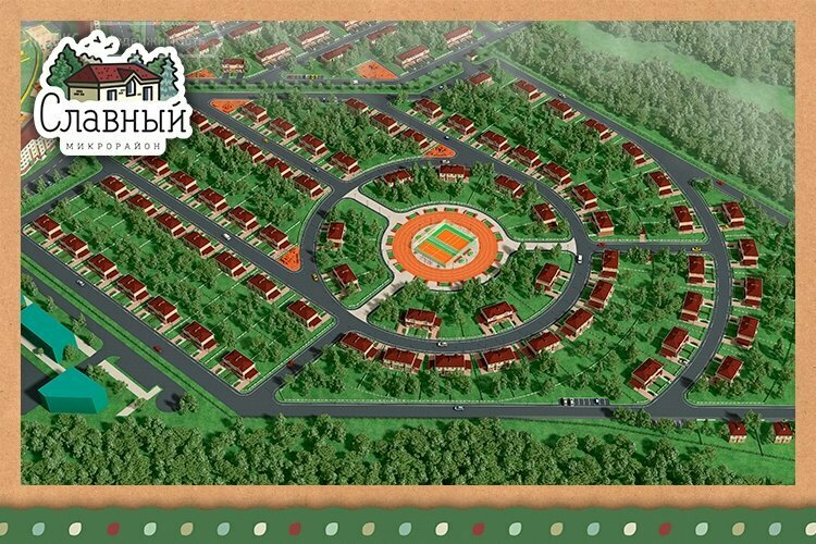 Микрорайон славный ковров схема