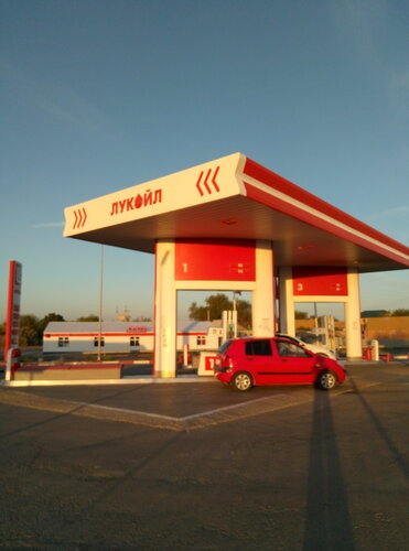 Gas station Lukoil, Astrakhan Oblast, photo