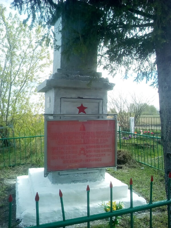 Monument, memorial Братская могила партизан, убитых белогвардейцами, Omsk Oblast, photo