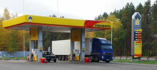 Gas station Rosneft, Tambov Oblast, photo