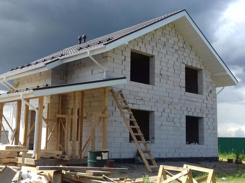 Пенобетон дома под ключ цены проекты Dobrostroy, summer house construction, Russia, Smolensk, Dosugovskoye shosse, 72