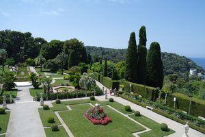 Villa Ephrussi de Rothschild (Provence-Alpes-Côte d'Azur, Alpes-Maritimes, Arrondissement de Nice, Saint-Jean-Cap-Ferrat, Avenue Ephrussi de Rothschild, 1), park