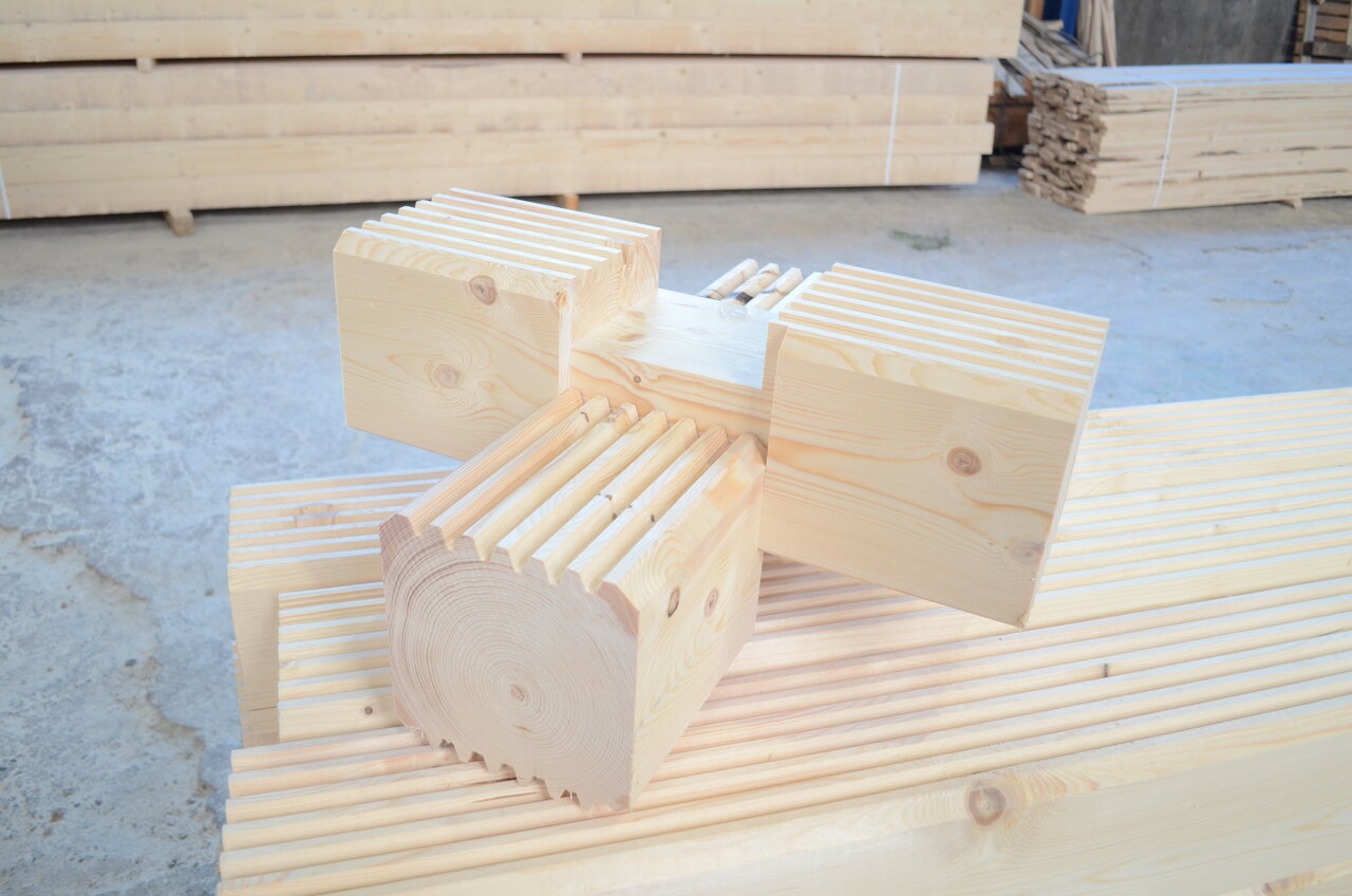 Дом из профилированного бруса в чашу