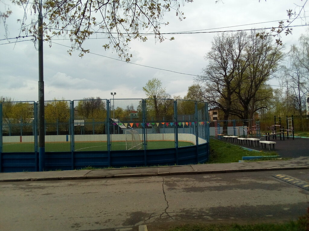 Спортплощадка Футбольное поле, Москва, фото