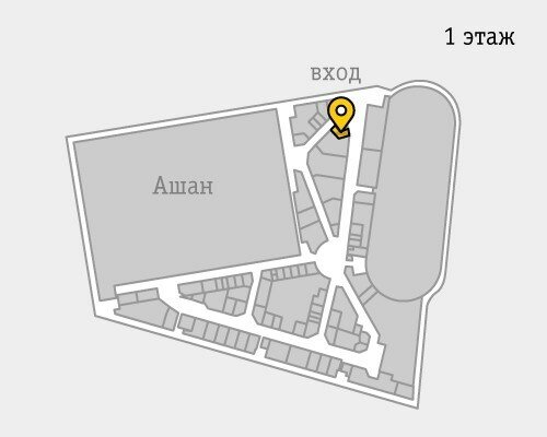 Карта тц мега химки