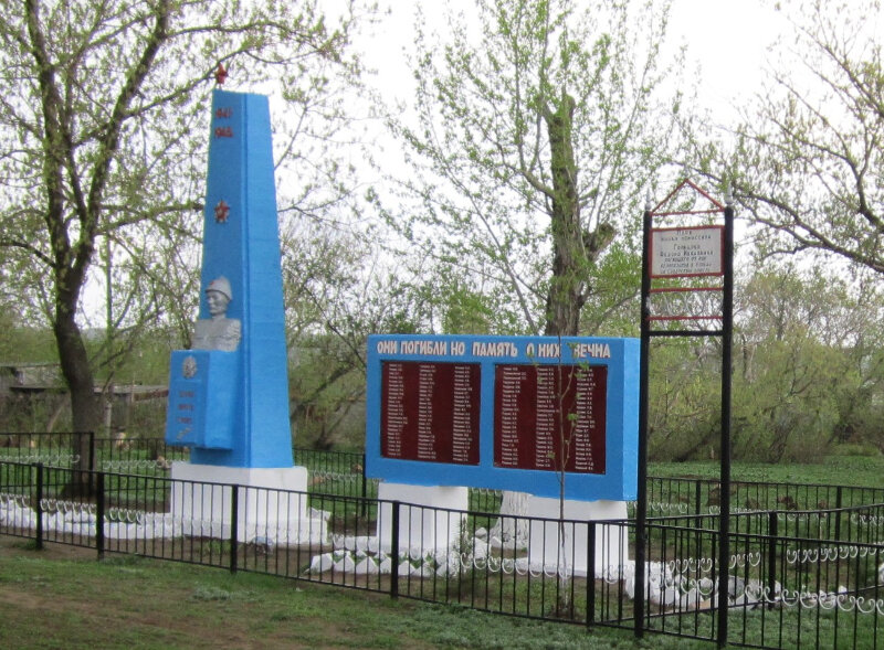 Monument, memorial Мемориал воинам, погибшим в годы Великой Отечественной войны, Orenburg Oblast, photo