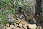 Spring, stream (Leningrad Region, Kingisepp, mikrorayon Yuzhny) ، عين ماء، نبع