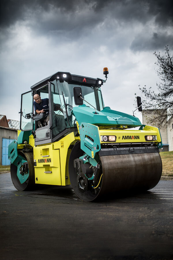 Road construction machines Ammann-Adt, Moscow, photo