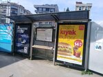 Iett Stop - Mevlana Street (Istanbul, Bahcelievler, Sirinevler Neighborhood, Dereboyu Avenue), public transport stop