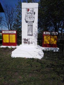 Обелиск павшим в Великой Отечественной войне 1941-1945 гг. (derevnya Novokilbakhtino, ulitsa Lenina, 18), monument, memorial