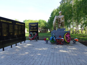 Воинам-землякам, погибшим в годы Великой Отечественной войны (Новосибирская область, Тогучинский район, село Пойменное), памятник, мемориал в Новосибирской области