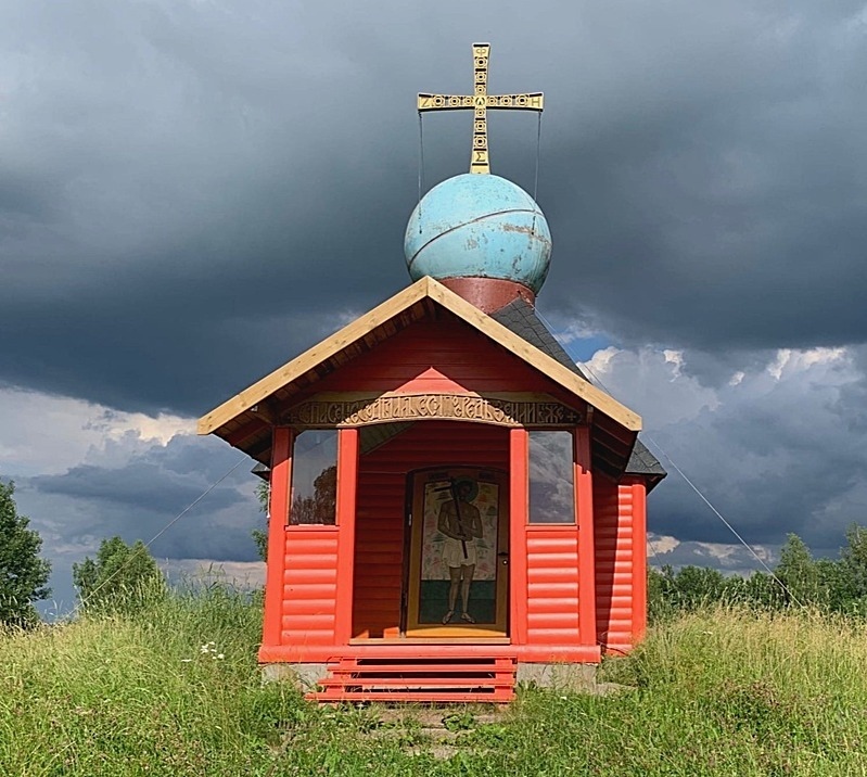 Часовня в Ополи Латвия