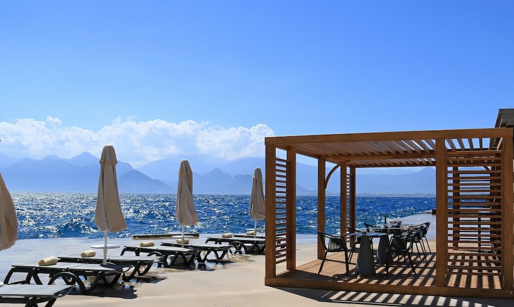 Akra hotel 5 antalya пляж