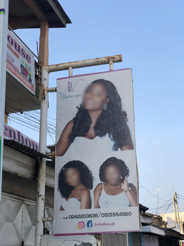 Beauty salon Nhyilaw, Accra, photo
