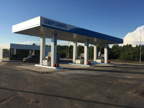 Gas station SeverGazNeft, Vologda Oblast, photo