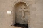 Un loc de rugăciune la baza Bisericii de Pocrovscaia distrusă de bolșevici (Transnistria, Tiraspol, 25 October Street), chapel, memorial cross
