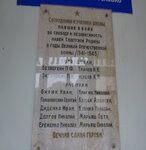 В память о погибших в годы Великой Отечественной войны учителях (Строительная ул., 272А), мемориальная доска, закладной камень в Прохладном