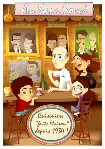 Гостиница Au Sans Souci в Ди