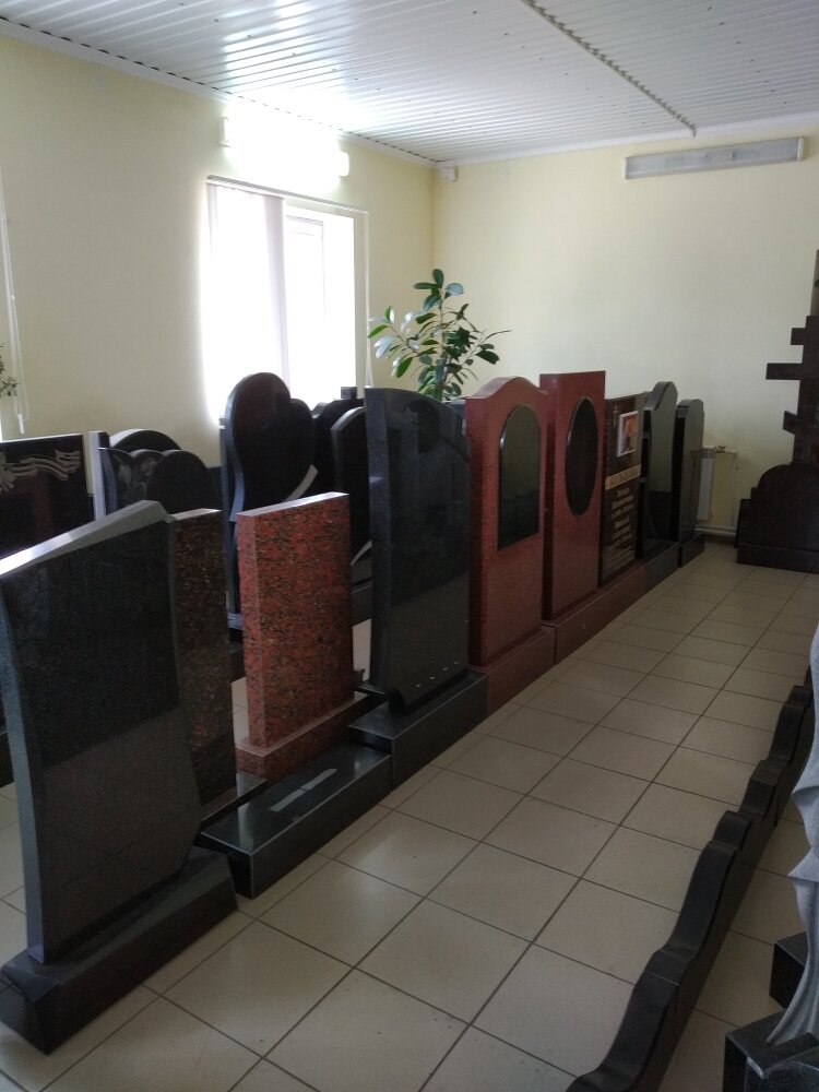 Production of tombstones Tmk Monolit, Tula, photo