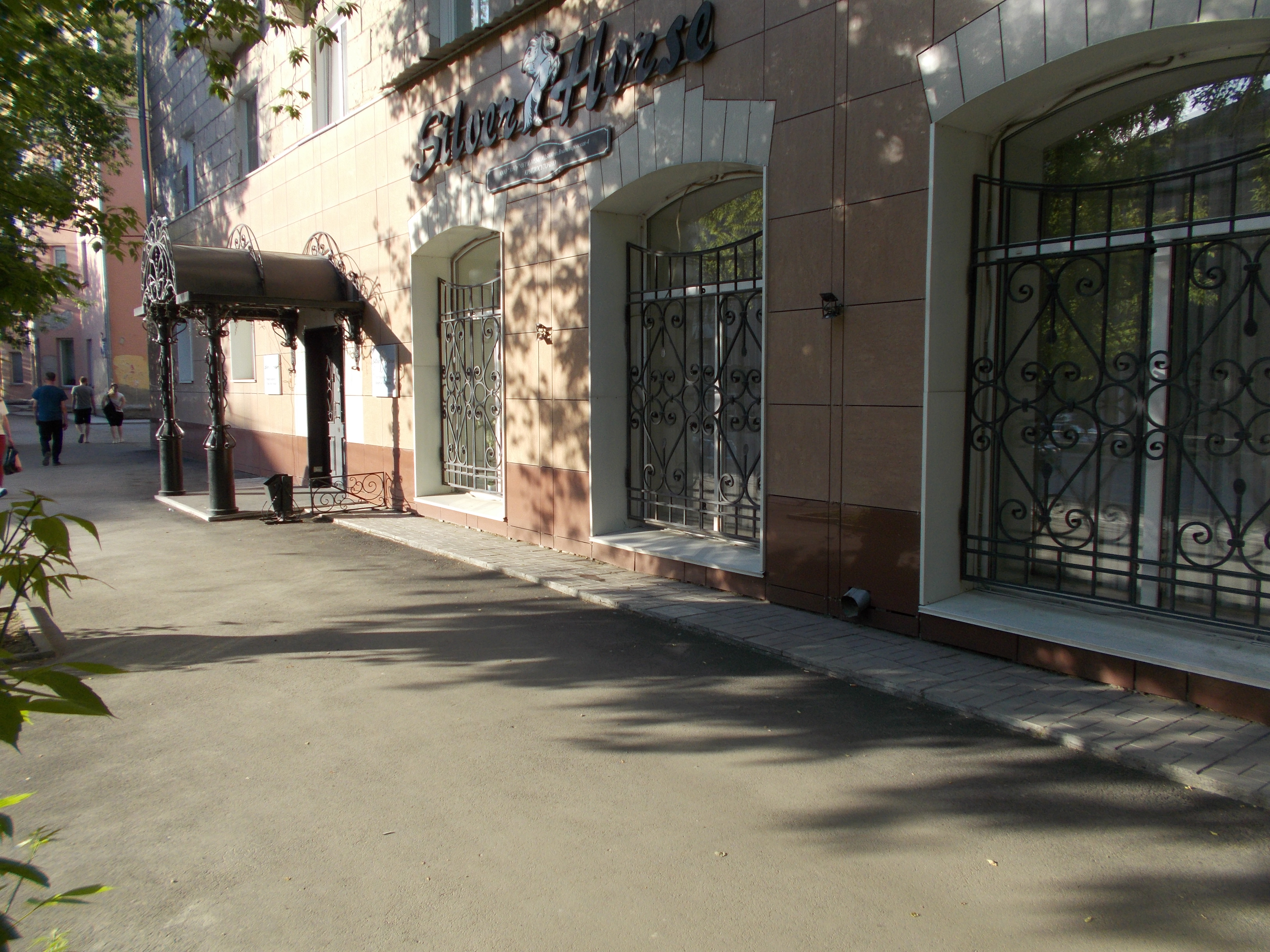 Фото Серебряная лошадь