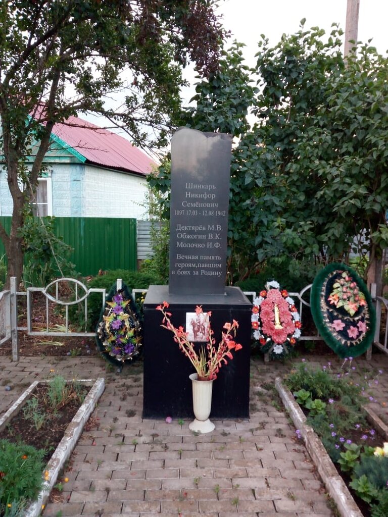 Monument, memorial Братская могила советских воинов-танкистов, Krasnodar Krai, photo