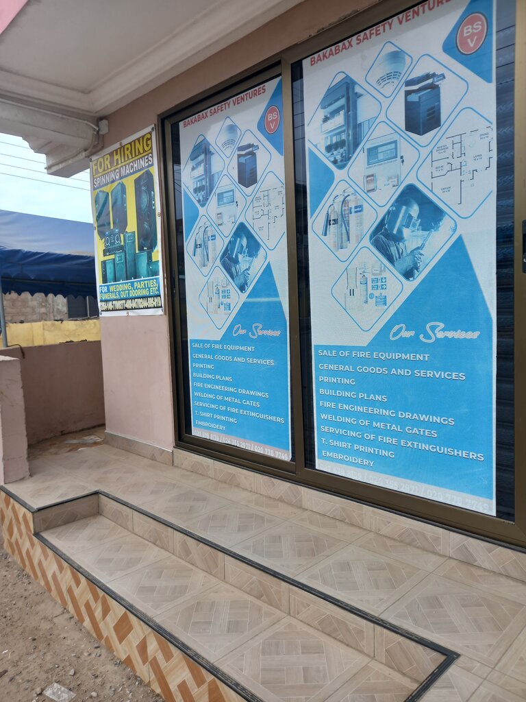 Firefighting equipment Bakabax safety ventures, Accra, photo