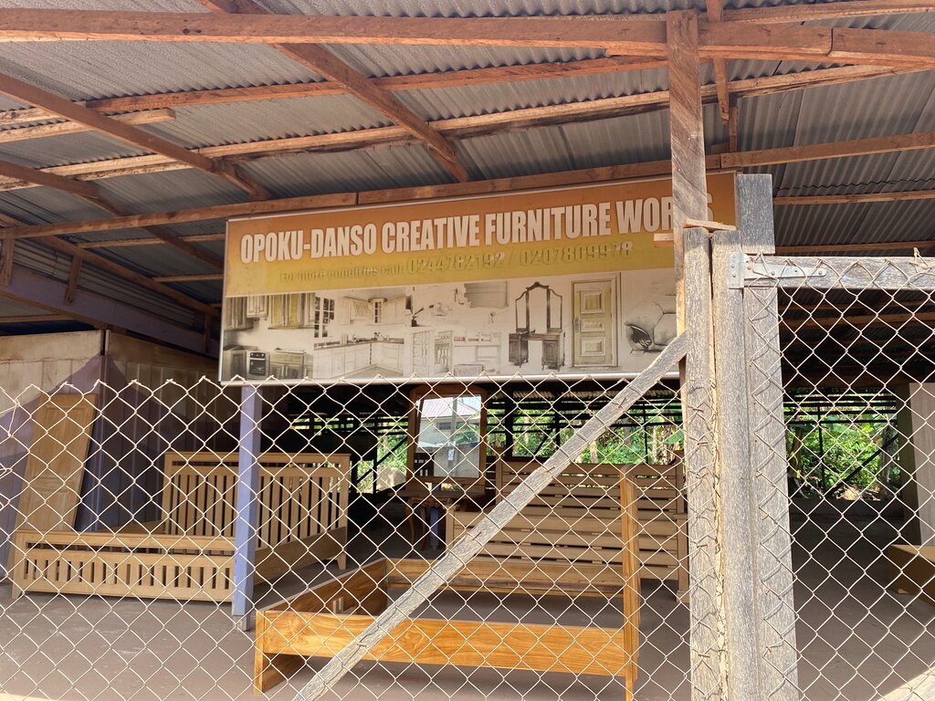 Furniture store Opoku-Danso Creative Furniture Works, Kumasi, photo