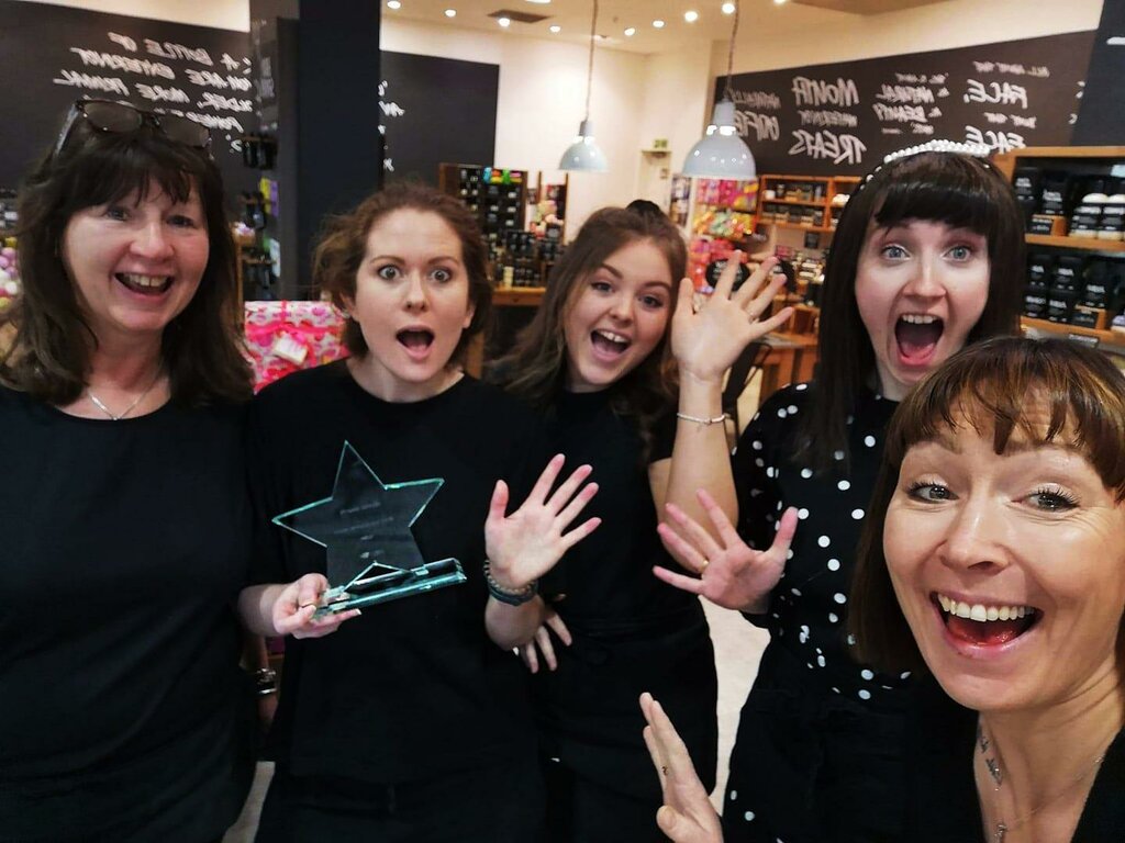 Perfume and cosmetics shop Lush Cosmetics Hanley, England, photo