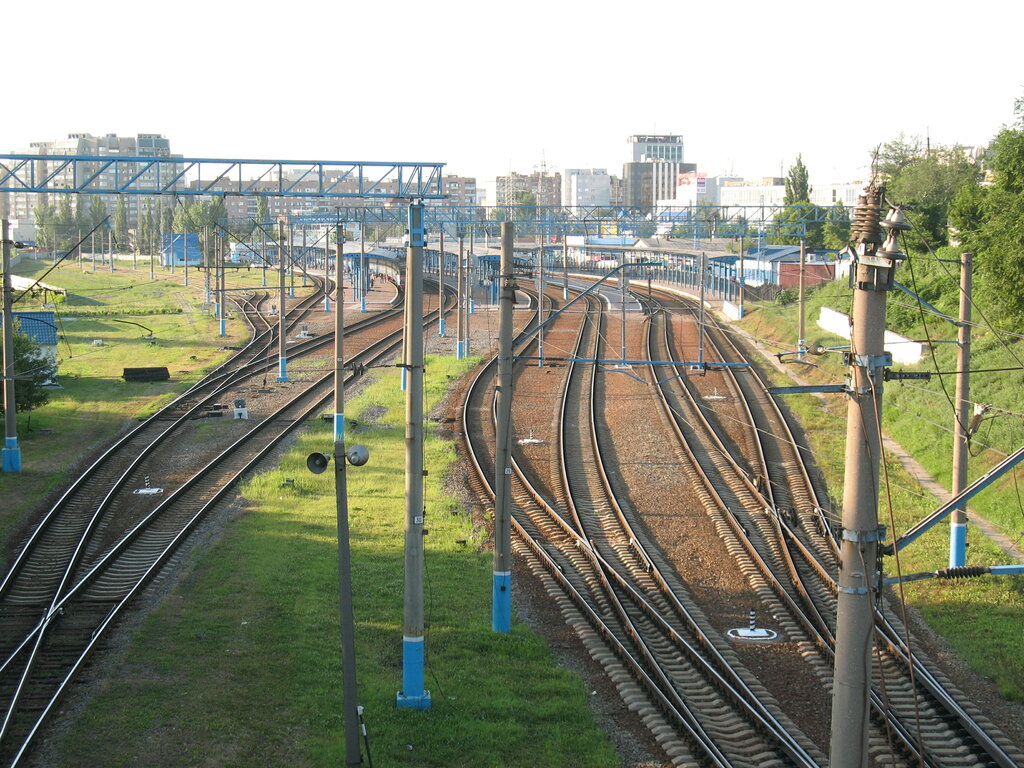 محطة سكة حديدية Zheleznodorozhnaya stantsiya Kharkov Levada ، خاركيف، صورة