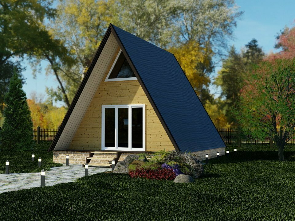 Дом шалаш под ключ проекты и цены Triangles in Architectural Designs Taking Modern Houses from Ordinary to Unique