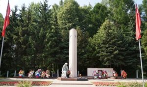 Скорбящая мать (Moscow Region, Solnechnogorsk Urban District, M-10 Rossiya, 64-y kilometr), monument, memorial