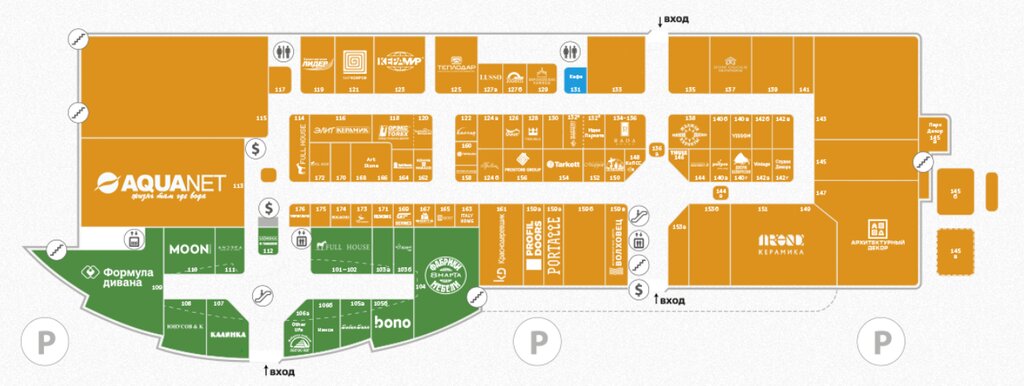 Тц орион калуга карта