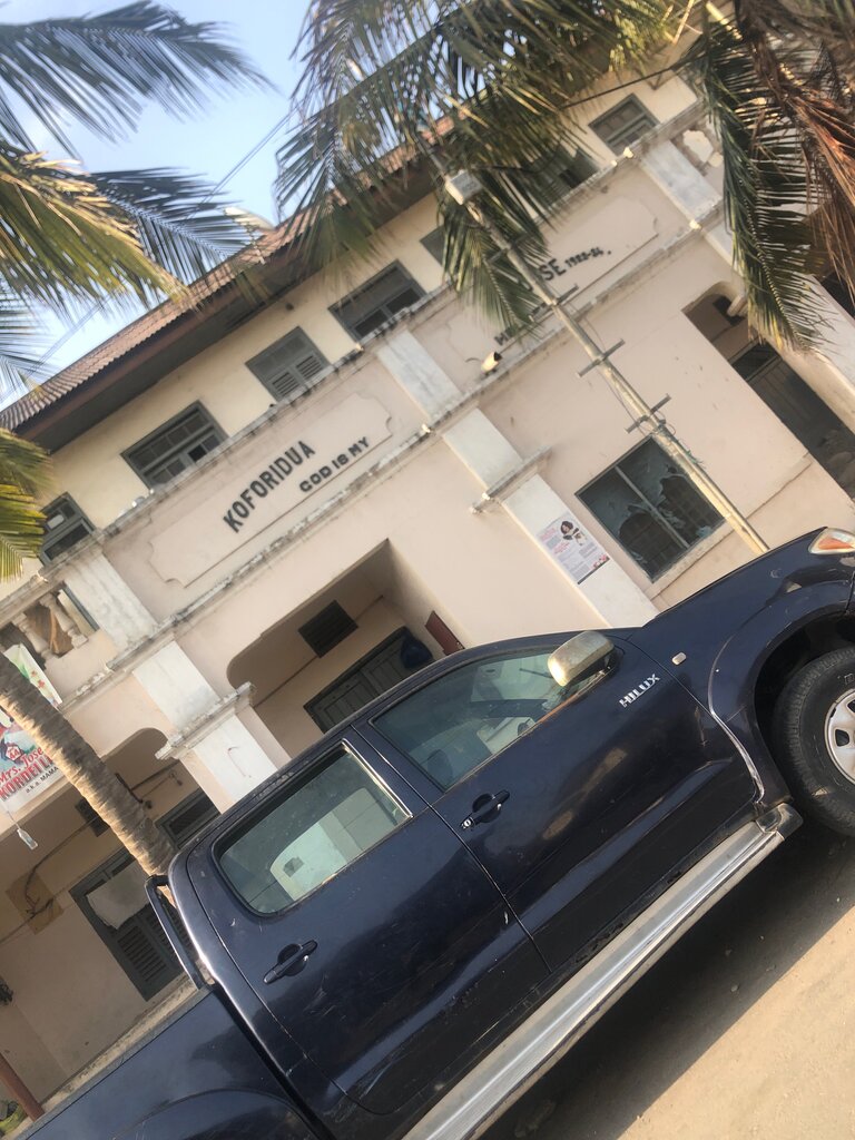 Memorial site, local landmark Koforidua House, Accra, photo