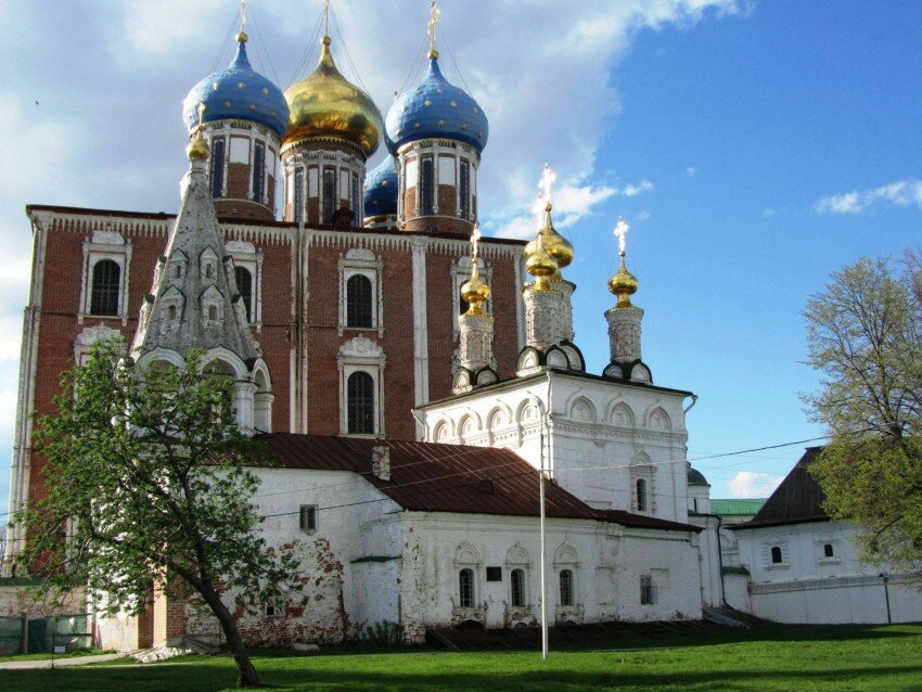 Рязанский Кремль Спасо Преображенский собор