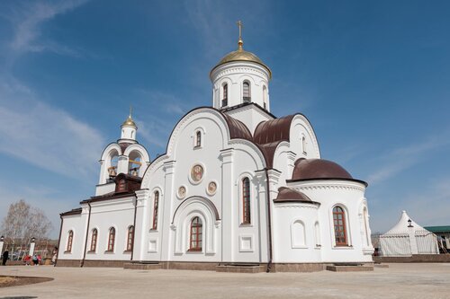 Orthodox church Храм Архистратига Божия Михаила и Святителя Николая чудотворца посёлка Томинский, Chelyabinsk Oblast, photo