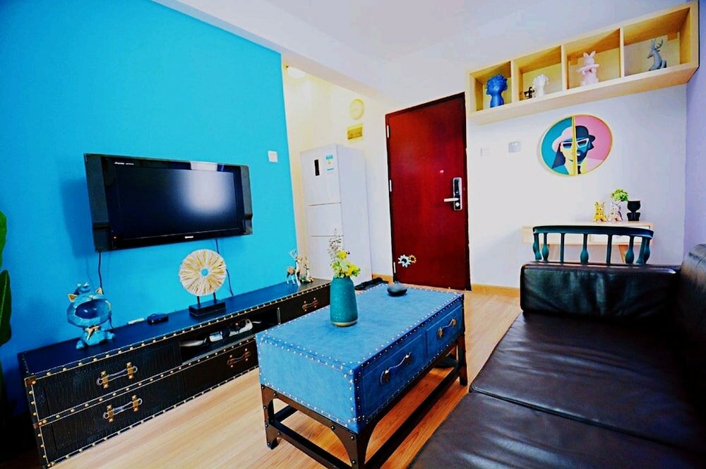 Фото Avatar Blue Fantasy Large Queen Bed Center Futian