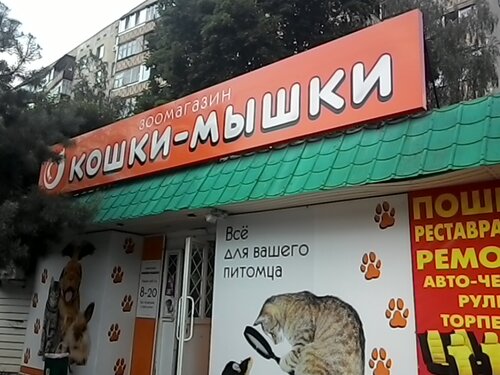 Кошки-мышки, зоомагазин, ул. Розы Люксембург, 53А, Орёл, Россия ...