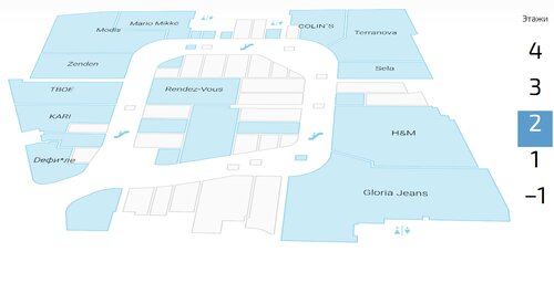Схема жемчужная плаза магазинов по этажам