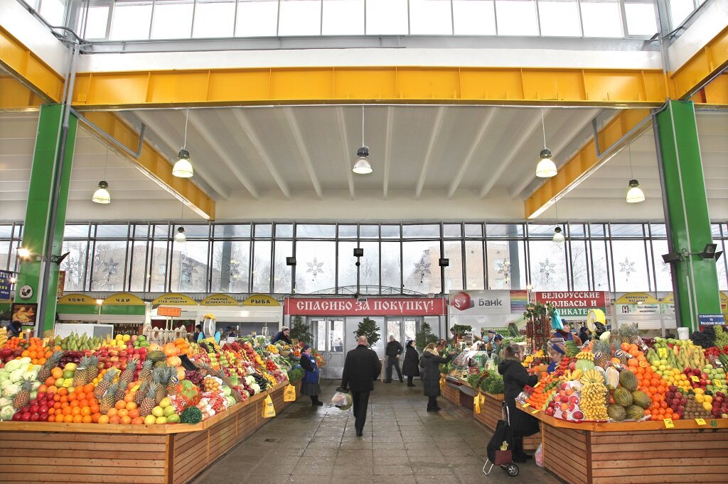 Азық-түлік базары Кунцевский рынок, Мәскеу, фото