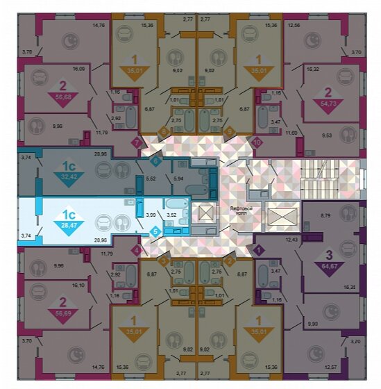 Карта кристалла тюмень