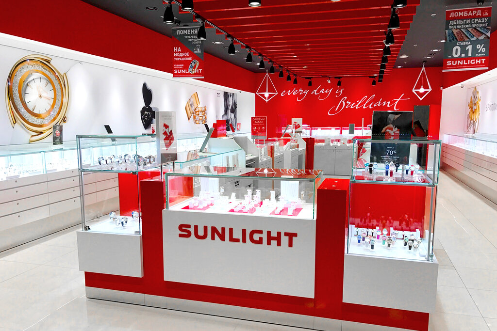 SUNLIGHT, ювелирный магазин, Московский просп., 137Б, Санкт-Петербург ...
