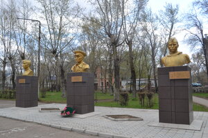 Комсомольцы (Altai Territory, Rubtsovsk, Komsomolskiy skver), monument, memorial