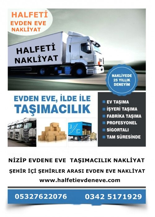 halfeti evden eve taşımacılık