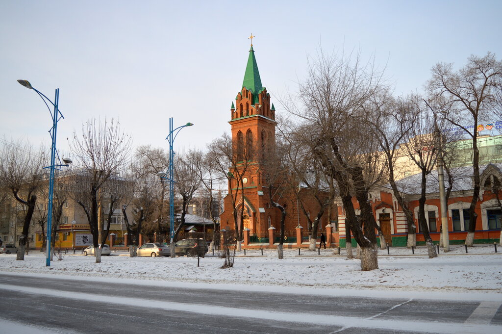 Orthodox church Muzhskoy monastyr Gavriilo-arkhangelskoye podvorye, Blagoveshchensk, photo