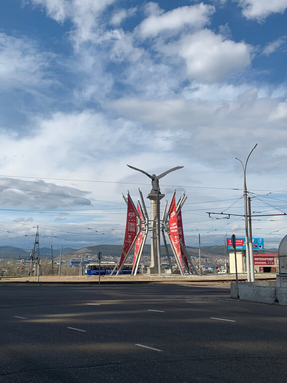 Жанровая скульптура Беркут, Улан‑Удэ, фото